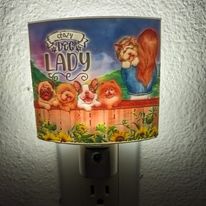 Dog Lady Nightlight