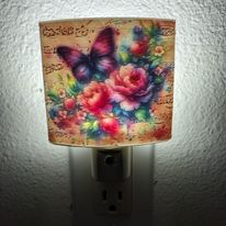 Musical Butterflies Nightlight