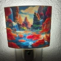 Waterfall Nightlight