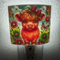 Highland Cow Nightlight