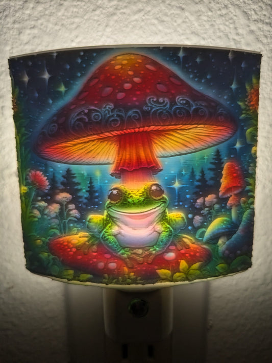 Frog and Mushroom Nightlight