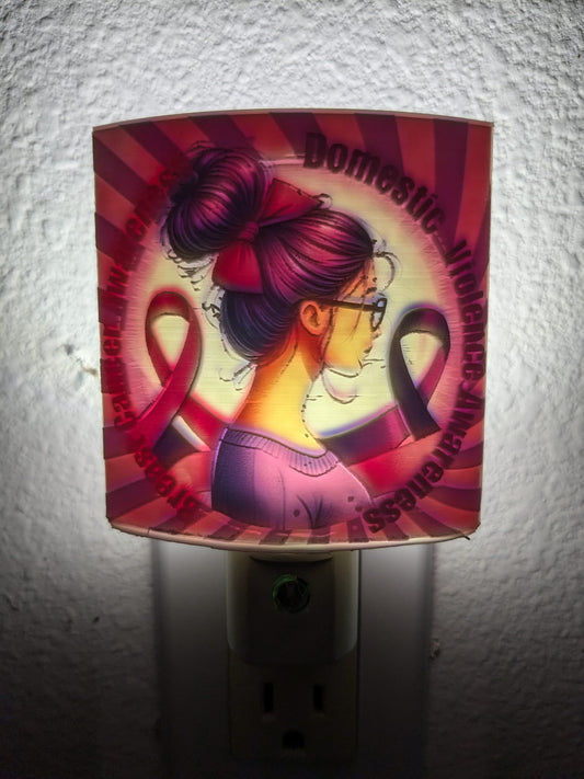 Domestic Violence/Breast Cancer Awareness Nightlight